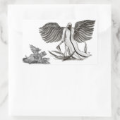 Sticker Rectangulaire Angel Uriel (Sac)