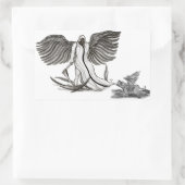 Sticker Rectangulaire Angel Uriel (Sac)