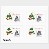 Sticker Rectangulaire Anglais Cocker Spaniel (Feuille)