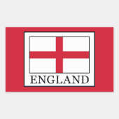 Sticker Rectangulaire Angleterre (Devant)
