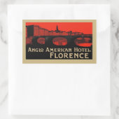 Sticker Rectangulaire Anglo American Hotel (Florence) (Sac)