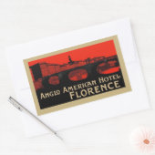 Sticker Rectangulaire Anglo American Hotel (Florence) (Enveloppe)