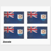 Sticker Rectangulaire Anguilla (Feuille)