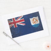 Sticker Rectangulaire Anguilla (Enveloppe)