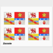 Sticker Rectangulaire Angus (Feuille)