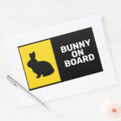 Sticker Rectangulaire Animal À Bord (Enveloppe)
