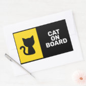 Sticker Rectangulaire Animal À Bord (Enveloppe)