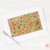 Sticker Rectangulaire Animal Antique Cheval Oiseau Deer Rabbit (Enveloppe)