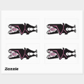 Sticker Rectangulaire Animal en voie de disparition - Horseshoe BAT - Fa (Feuille)