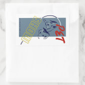 Sticker Rectangulaire Animaux (Sac)