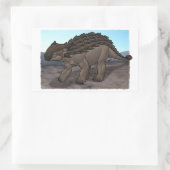 Sticker Rectangulaire Ankylosaurus (Sac)