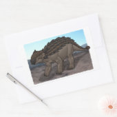 Sticker Rectangulaire Ankylosaurus (Enveloppe)