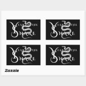 Sticker Rectangulaire Année du serpent (Feuille)
