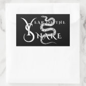 Sticker Rectangulaire Année du serpent (Sac)