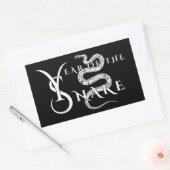 Sticker Rectangulaire Année du serpent (Enveloppe)