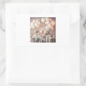 STICKER RECTANGULAIRE ANNIVERSAIRE (Sac)