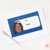 Sticker Rectangulaire Anniversaire de KAMALA HARRIS (Enveloppe)