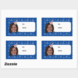Sticker Rectangulaire Anniversaire de KAMALA HARRIS