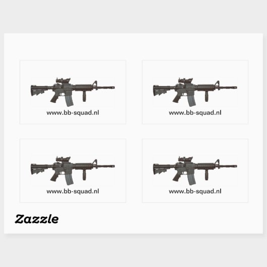 Sticker Rectangulaire Annonce BB squad (Feuille)