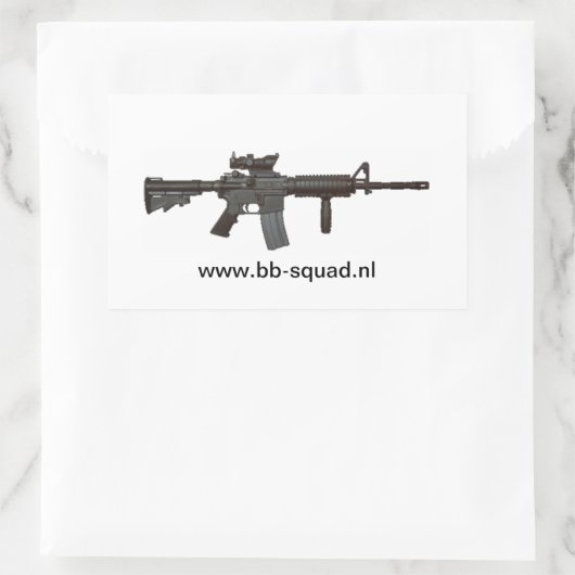 Sticker Rectangulaire Annonce BB squad (Sac)