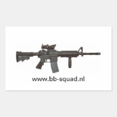 Sticker Rectangulaire Annonce BB squad (Devant)