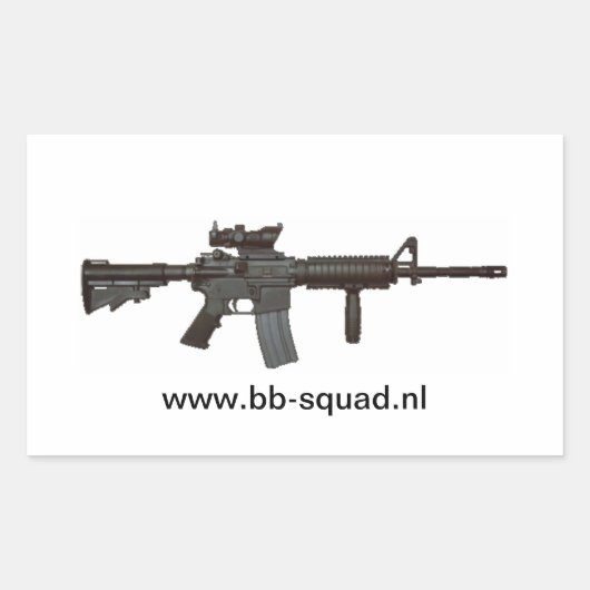 Sticker Rectangulaire Annonce BB squad (Devant)