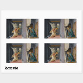 Sticker Rectangulaire Annonce par Sandro Botticelli (Feuille)