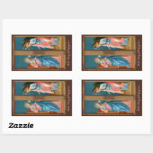 Sticker Rectangulaire Annonciation de F. Lippi (M 038) (Feuille)