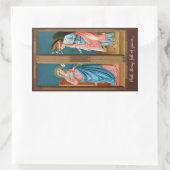Sticker Rectangulaire Annonciation de F. Lippi (M 038) (Sac)