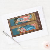 Sticker Rectangulaire Annonciation de F. Lippi (M 038) (Enveloppe)
