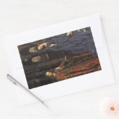 Sticker Rectangulaire Annonciation de Jan van Eyck (Enveloppe)
