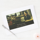 Sticker Rectangulaire Annonciation du Seigneur par Léonard de Vinci (Enveloppe)