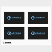 Sticker Rectangulaire Anonyme 2 (Feuille)
