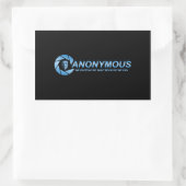 Sticker Rectangulaire Anonyme 2 (Sac)