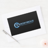 Sticker Rectangulaire Anonyme 2 (Enveloppe)