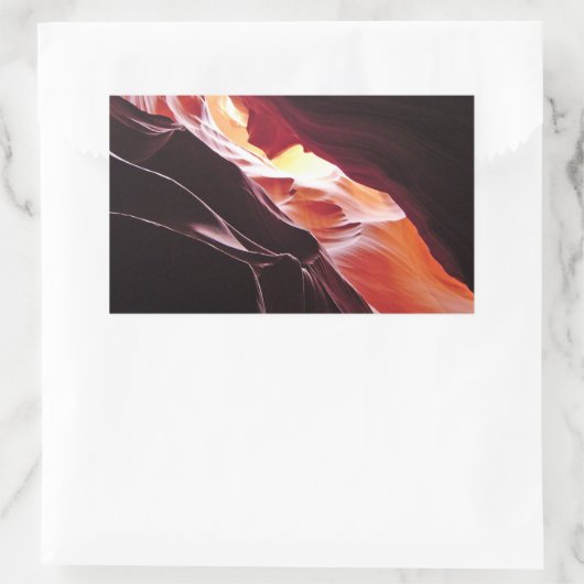 Sticker Rectangulaire Antelope Canyon, Page Arizona (Sac)