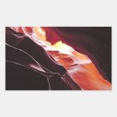 Sticker Rectangulaire Antelope Canyon, Page Arizona (Devant)