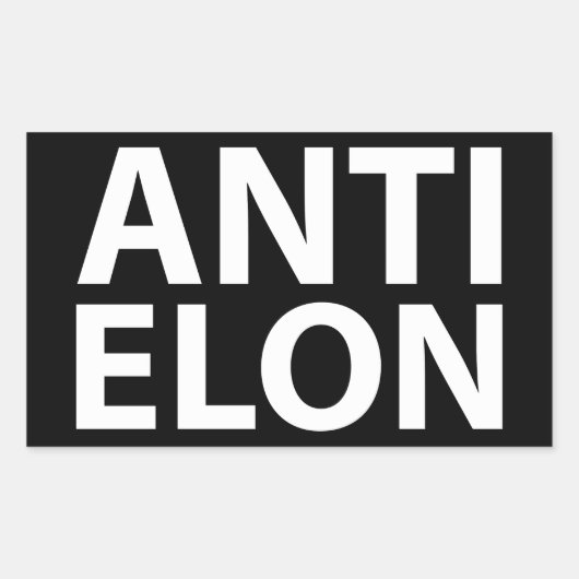 STICKER RECTANGULAIRE ANTI ELON (Devant)
