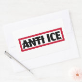Sticker Rectangulaire Anti ICE (Enveloppe)