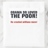 Sticker Rectangulaire Anti Obama (Sac)