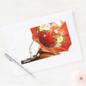 Sticker Rectangulaire Antique Edison Accueil Phonographe Nouveautés Cade (Enveloppe)