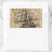 Sticker Rectangulaire Antique Old General France (Sac)