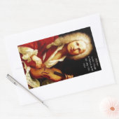 Sticker Rectangulaire Antonio Lucio Vivaldi 1723 (Enveloppe)