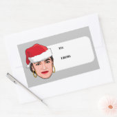 Sticker Rectangulaire AOC Noël (Enveloppe)