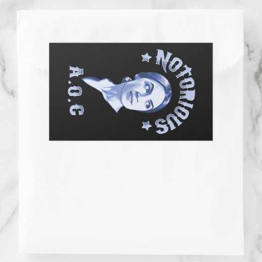 Sticker Rectangulaire AOC notoire (Sac)