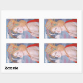 Sticker Rectangulaire Aoife, vers 1914 par John Duncan (Feuille)