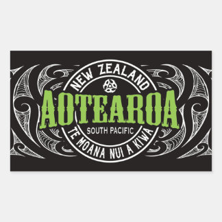 Sticker Rectangulaire Aotearoa Lifer Moko