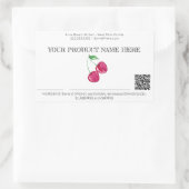 Sticker Rectangulaire ~* AP30 Fruit DÉHYDRATÉ QR - PHOTO CHEERY (Sac)