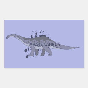Sticker Rectangulaire Apatosaure