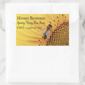 Sticker Rectangulaire Apiary Honey (Sac)